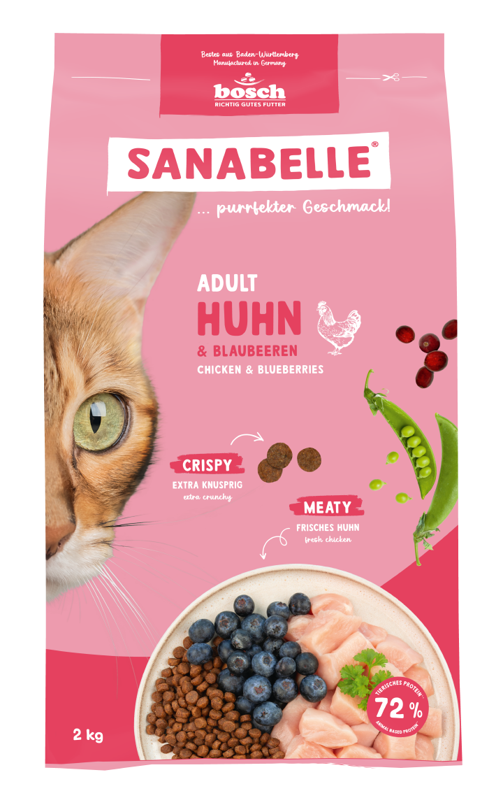 Sanabelle Katzen-Trockenfutter Adult Huhn